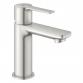 Grohe Lineare New h�ndvaskarmatur m/push open bundventil - Steel