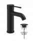 Grohe Essence New h�ndvaskarmatur m/push-open bundventil - Mat sort