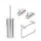 Cass�e tilbeh�rspakke til bad - B�rstet st�l