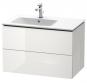 Duravit L-Cube vaskeskab - Hvid h�jglans