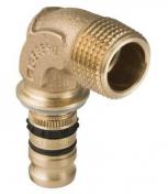 Geberit Mepla overgangsvinkel 20 mm - &frac12;" nippel