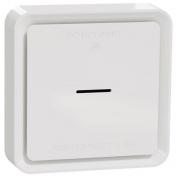 Wiser r�gsensor med batteri, hvid