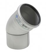 Bl�cher EuroPipe b�jning 45�. 110 mm syrefast st�l