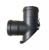 T-sektion �80mm - 45 grd. med renselem