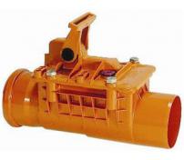 H�jvandslukke 110 mm m/2 kontraklapper