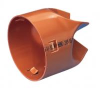 Wavin 92/80 mm PVC-dr&aelig;nslutmuffe