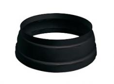 Prefa br�ndkrave aluminium sort hul �100mm udvendig 115 mm