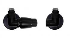 Kriss Corner Retur vinkelventils�t m/freml�b i h�jre side - Sort