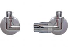 Kriss Corner NY returtermostatventils&aelig;t - h&oslash;jre - krom