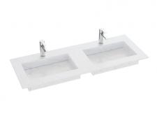 Dansani Angular 120 dobbeltvask t/møbel - Eternal-statuario