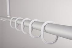 Ridder Forh&aelig;ngsringe - 12 stk. - Hvid