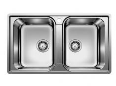 Blanco Lemis 8-IF UX k�kkenvask - Rustfrit st�l