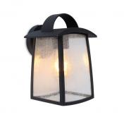 Lutec Tradition Kelsey udend�rslampe til v�g m/regnglas - Stor - Mat sort