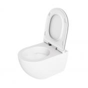 Lavabo Comoda rimless v�gh�ngt toilet inkl. EasyClean og s�de m/soft-close og quick release - Hvid