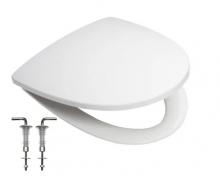 Ifö Sign Hårdt toiletsæde m/Quick release/faste beslag i hvid