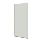 Dansani Match D 117-119 cm fast brusevæg - Klar glas/matkrom