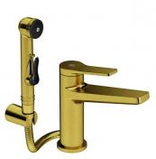 Gustavsberg Epic h�ndvaskarmatur m/sidebruser - B�rstet messing