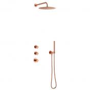 Damixa Iris XS 1 300 bruses�t til indbygning - B�rstet kobber