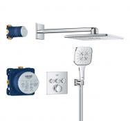 Grohe Grohtherm SmartControl 310 komplet bruses�t t/indbygning - Krom