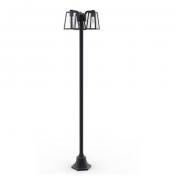 Lutec Tradition Fia udend�rs standerlampe t/3 p�rer - Mat sort