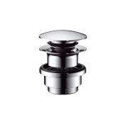 Hansgrohe Push-open bundventil 1 1/4 - Steel