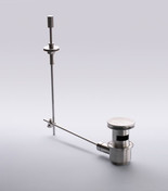 Vola A14 1�'' bundventil med l�ft-op stang - Krom