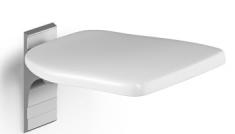 Pressalit Plus klaps�de til fastmontering - Hvid