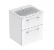 Ifö Spira Pro 55 møbelsæt m/skuffer - Mat hvid