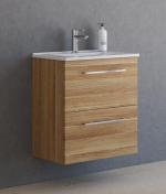 Dansani Mido+ 60 MINI m�belpakke m/Amber vask og 2 skuffer - Varm eg