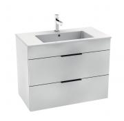 Jika Cube 80 m�belpakke m/keramisk h�ndvask - Hvid