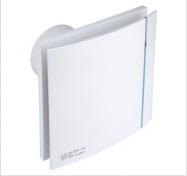 Thermex Silent 100 Design CRZ Ventilator med timer &Oslash;100 mm, Hvid