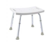 Ridder Assistent badestol - H�jdejusterbar - Hvid