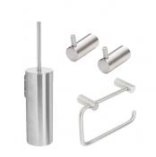 Cassøe tilbehørspakke til bad - Børstet stål Cassøe tilbehørspakke til bad - Børstet stål