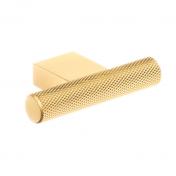 Beslagsboden B410 møbelknop m/crystal cut - Børstet messing