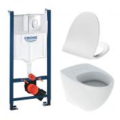 If� Sign Art toiletpakke inkl. Grohe cisterne, krom betjeningsplade og s�de m/soft-close