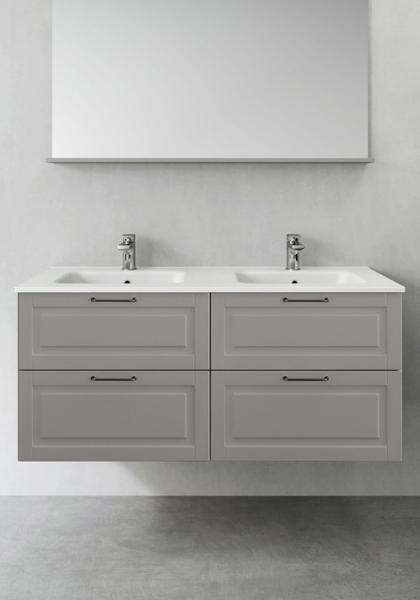 Hafa Grace 120 møbelsæt m/4 skuffer - Grå mat rammefront Hafa Grace 120 møbelsæt m/4 skuffer - Grå mat rammefront