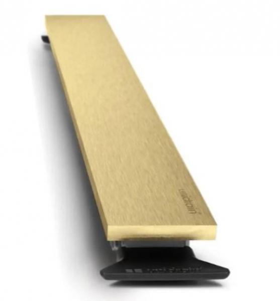 Unidrain Highline panel - Børstet messing - 1000 mm Unidrain Highline panel - Børstet messing - 1000 mm
