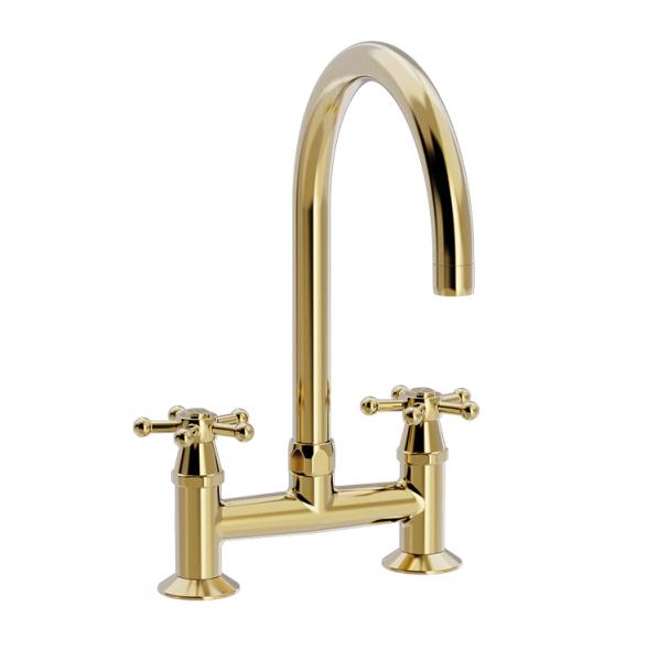 Toni Christiansborg 2-huls k&oslash;kkenarmatur - Messing