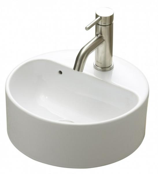 Lavabo AXA Rondo 1035 &Oslash;35 fritst&aring;ende bowlevask - 1 hanehul
