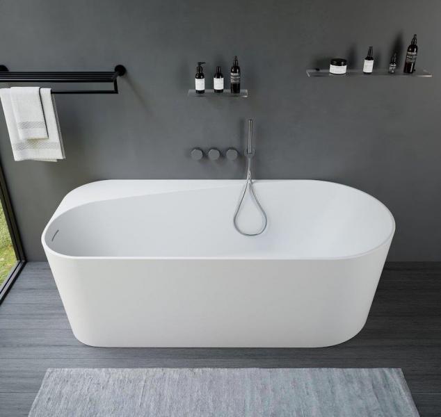 Ideavit Viva fritstående badekar 1700 x 800 mm - Mat hvid Ideavit Viva fritstående badekar 1700 x 800 mm - Mat hvid