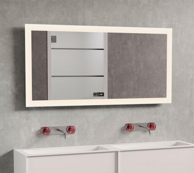 Copenhagen Bath Larvik sound 160 spejl m/mat hvid ramme