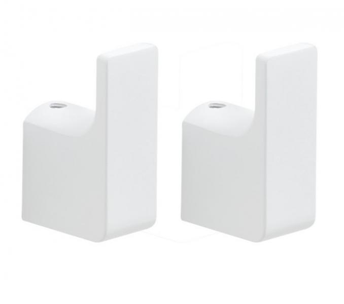 Hefe Piren h&aring;ndkl&aelig;dekrog - 2 stk - Mat hvid