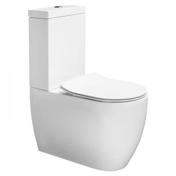 Lavabo Glomp rimless gulvst&aring;ende toilet - Hvid
