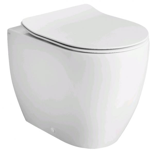 Lavabo Glomp Rimless BTW gulvstående toilet - Hvid Lavabo Glomp Rimless BTW gulvstående toilet - Hvid