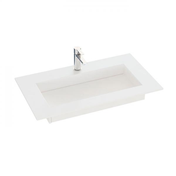 Dansani Angular 80 håndvask t/møbel - Blanco Zeus Dansani Angular 80 håndvask t/møbel - Blanco Zeus