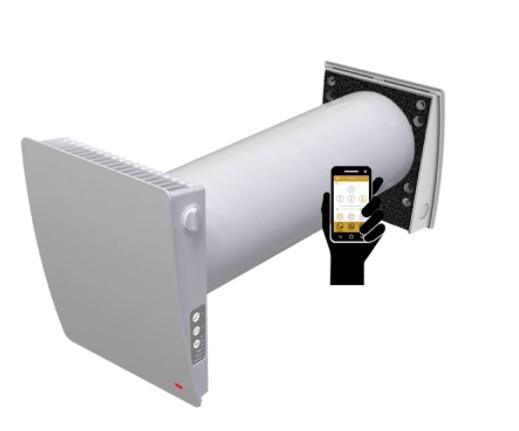 Duka One S6 Plus Varmegenvinding m/ Wifi - &Oslash;160mm