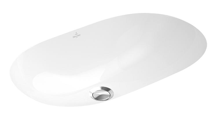 V&B O.novo 53 h&aring;ndvask t/underlimning - Med overl&oslash;b