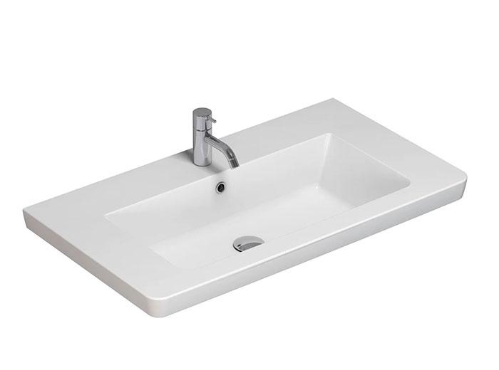 Dansani Larghetto 80 møbelvask - 1 hanehul Dansani Larghetto 80 møbelvask - 1 hanehul