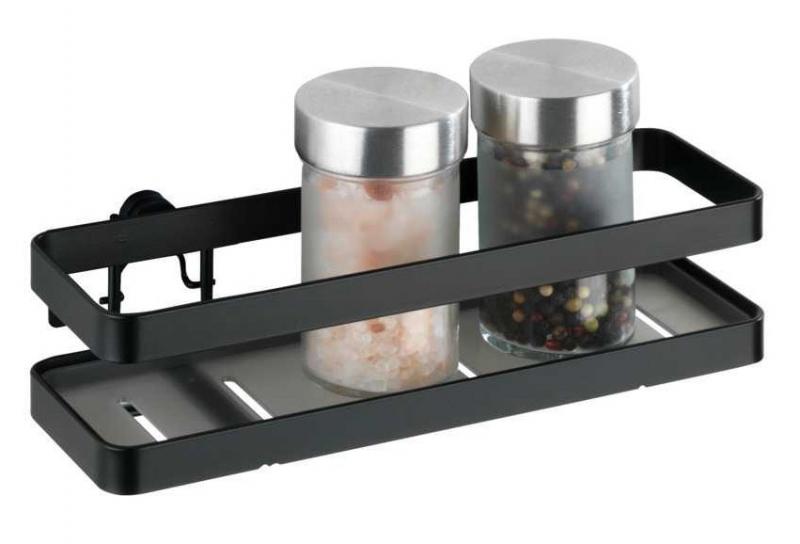 Wenko Gala krydderihylde t/væg - Sort Wenko Gala krydderihylde t/væg - Sort