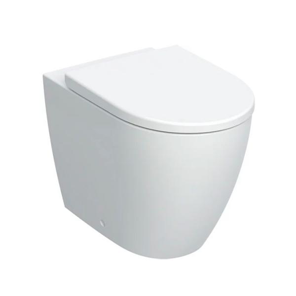 Geberit iCon back-to-wall gulvstående toilet inkl. sæde - Mat hvid Geberit iCon back-to-wall gulvstående toilet inkl. sæde - Mat hvid